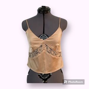 Abercrombie & Fitch Lace-Trim Satin Cami